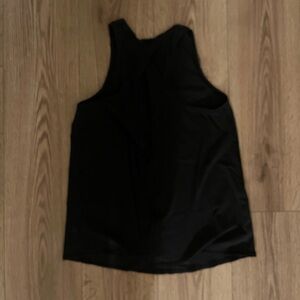 Lululemon Women's Black Sleeveless Top with Mesh Back